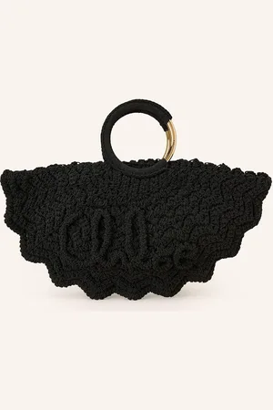 Chloé Handtasche Bracelet Paravent schwarz