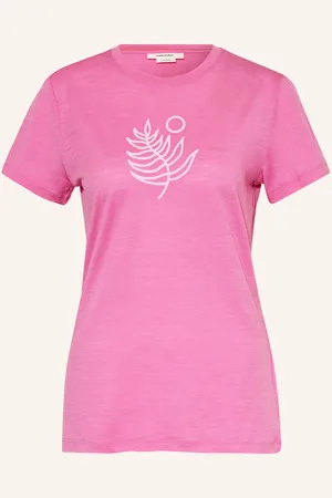Icebreaker T-Shirt Merino 150 Tech Lite™ Aus Merinowolle pink