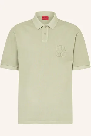 HUGO BOSS Piqué-Poloshirt Dustreck gruen
