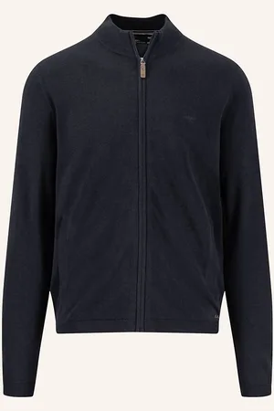 Fynch-Hatton Strickjacke blau