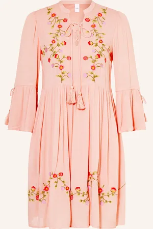 Y.A.S Musselinkleid Mit 3/4-Arm rosa