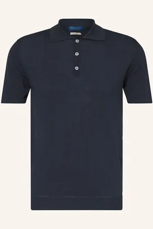 Daniele Fiesoli Strick-Poloshirt blau