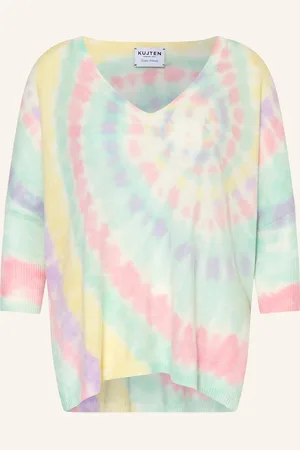 KUJTEN Strickshirt Minie Sunny Aus Cashmere gruen