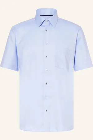 ETERNA Kurzarm-Hemd Modern Fit blau