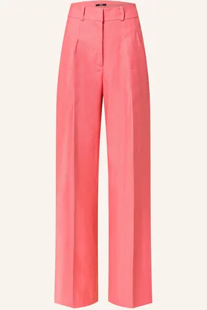 SLY 010 Addition Marlenehose Flora Mit Leinen pink