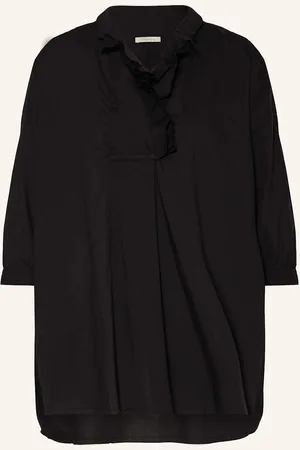 lilienfels Bluse Mit 3/4-Arm Und Rüschen