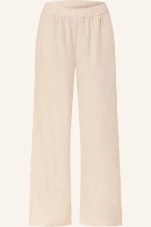 Knowledge Cotton Apparal Leinenhose Posey beige