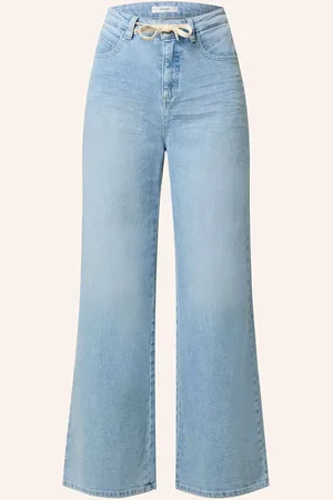 Opus Wide Leg Jeans Miva blau