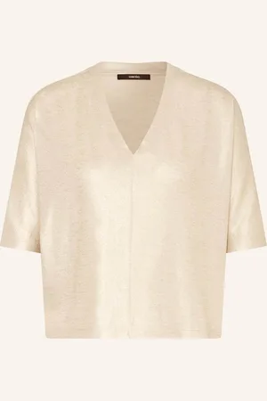 Someday T-Shirt Kelora Mit Glitzergarn beige