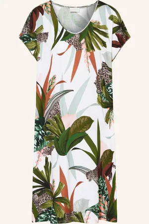 Charmline Strandkleid Floral Safari gruen