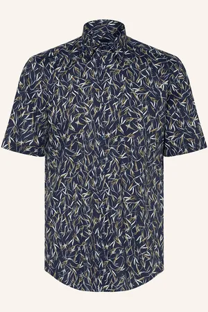 HUGO BOSS Kurzarm-Hemd Joe Regular Fit blau