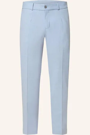 PAUL Anzughose Extra Slim Fit Aus Jersey blau