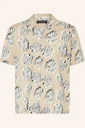 Marc O’ Polo Resorthemd Regular Fit Mit Leinen beige