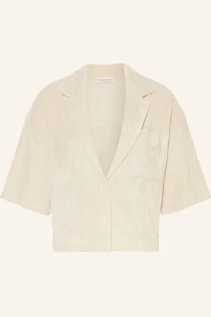 Marc O’ Polo Frottee-Overshirt grau