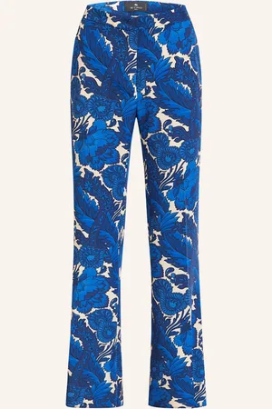 Etro Marlenehose blau