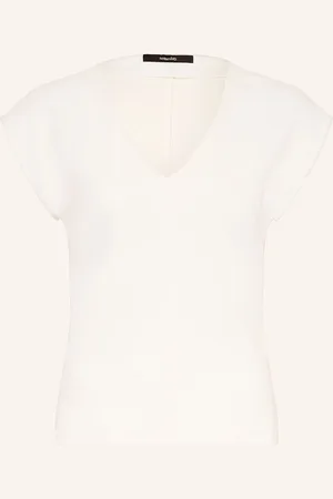 Someday T-Shirt Kava Mit Drapagen weiss