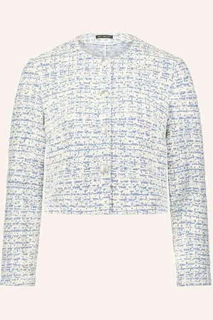 Betty Barclay Kastenjacke Aus Bouclé blau