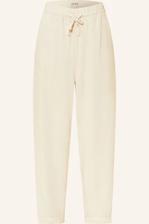 Ichi 7/8-Hose Ihlinno Mit Leinen weiss