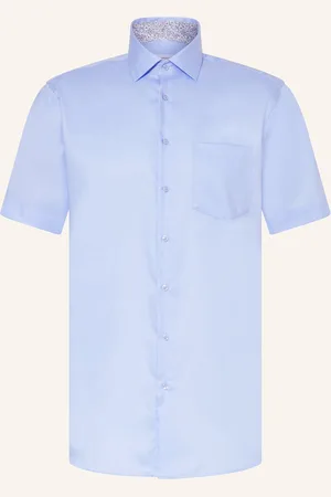 Seidensticker Kurzarm-Hemd Regular Fit blau