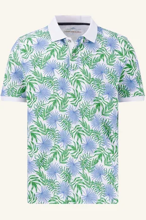 Fynch-Hatton Piqué-Poloshirt weiss