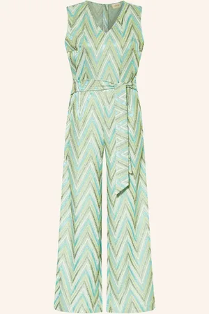Cartoon Jumpsuit Mit Glitzergarn gruen