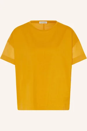Marc O’ Polo T-Shirt Im Materialmix gelb