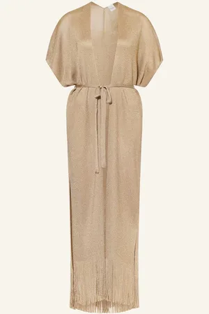 Max Mara Strandkleid Zarelia Mit Glitzergarn gold