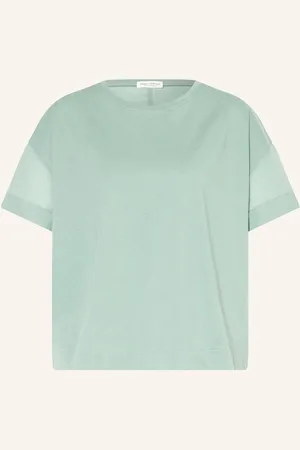 Marc O’ Polo T-Shirt Im Materialmix gruen