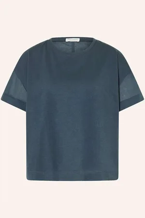 Marc O’ Polo T-Shirt Im Materialmix blau