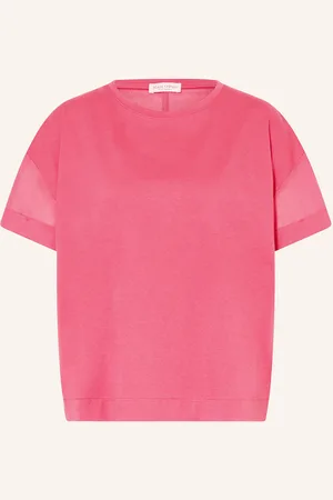 Marc O’ Polo T-Shirt Im Materialmix rosa