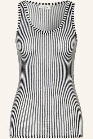 American Vintage Top Massachusetts blau
