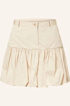 Claudie Pierlot Rock Mit Rüschen beige