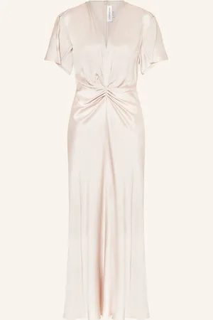 Victoria Beckham Satinkleid pink