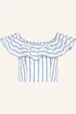 Claudie Pierlot Off-Shoulder-Top blau