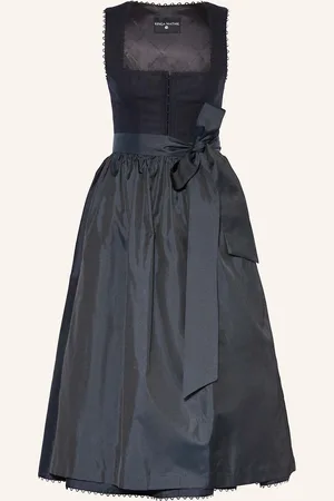 KINGA MATHE Dirndl München Mit Leinen blau