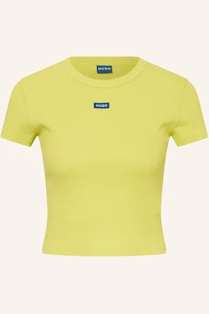 Hugo Blue Cropped-Shirt gruen