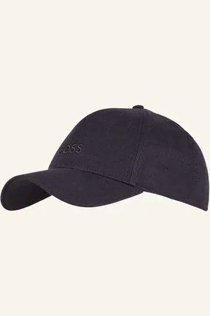 HUGO BOSS Leinen-Cap Zed blau
