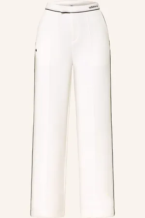 adidas Piqué-Hose weiss