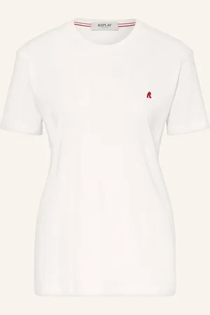 Replay T-Shirt weiss