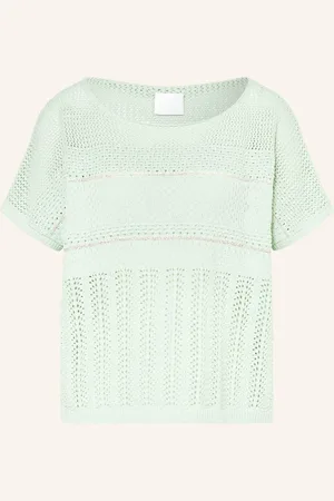 Sportalm Strickshirt Mit Pailletten gruen