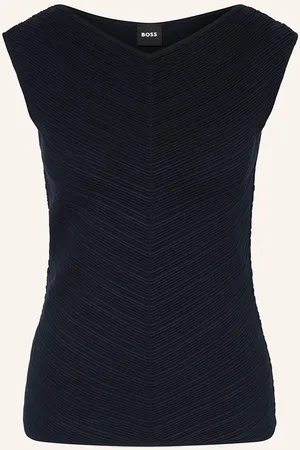 HUGO BOSS Top Faitini blau