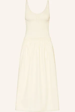 Claudie Pierlot Kleid Im Materialmix beige