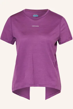Icebreaker T-Shirt 125 Cool-Lite™ Speed Mit Merinowolle lila