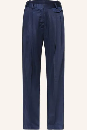 WRSTBHVR Satinhose Marina blau