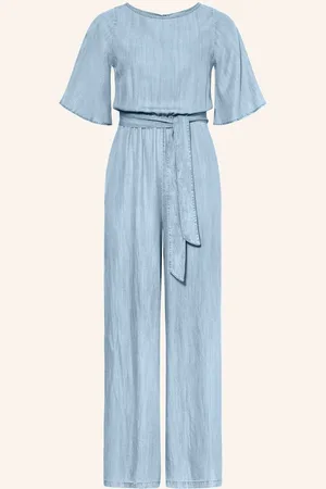 Part Two Jumpsuit Madriennepw In Jeansoptik blau