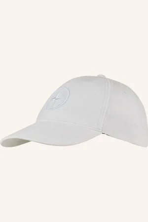 Stone Island Cord-Cap blau