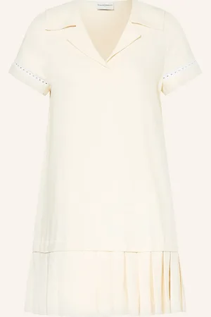 Claudie Pierlot Kleid Mit Lochspitze beige