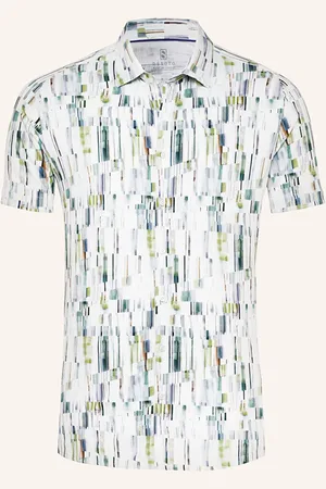 DESOTO Kurzarm-Hemd Extra Slim Fit gruen