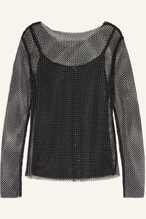 Oui Longsleeve Mit Schmucksteinen
