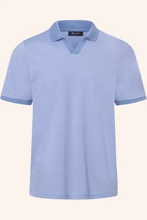 Maerz Jersey-Poloshirt Regular Fit blau